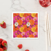 Lebhaftes, nahtloses Daisy-Muster Serviette (Beispiel)