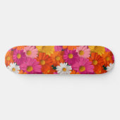 Lebhaftes, nahtloses Daisy-Muster Skateboard (Horizontal)