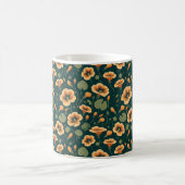Lebhaftes Nasturtium-Muster Kaffeetasse (Mittel)