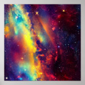 Lebhaftes Nebula-Poster Poster (Vorne)
