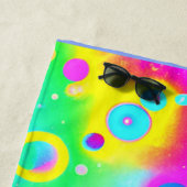 Lebhaftes Neon Blaze Muster Strandtuch (Beispiel)