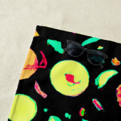 Lebhaftes Neon Fruits-Muster Strandtuch (Beispiel)