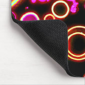 Lebhaftes Neon Glow Muster Mousepad (Ecke)