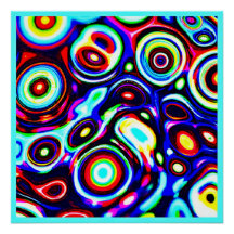 Lebhaftes Neonpulsemuster