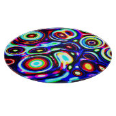 Lebhaftes Neonpulsemuster Schneidebrett (Ecke)