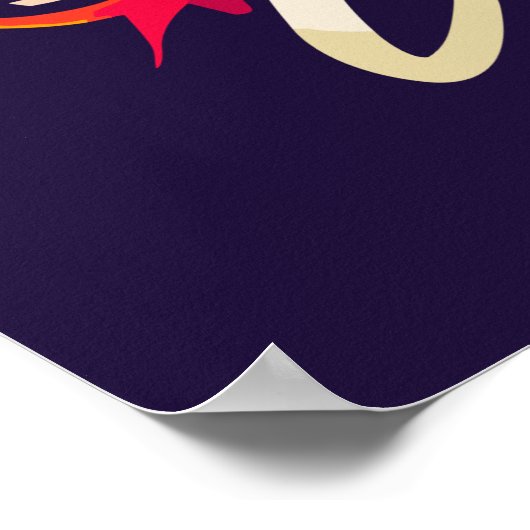 Lebhaftes Ninja Cat Poster (Ecke)