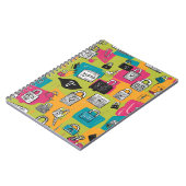 Lebhaftes Notebook mit Coolem und originellem Desi Notizblock (Linke Seite)