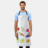 lebhaftes Obst und Gemüse Schürze (Getragen)