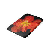 Lebhaftes Orange Begonia Macro Badematte (Schrägansicht)