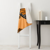 Lebhaftes Orange Fütternd Monarch Butterfly-Paar Sherpadecke (Beispiel)