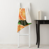 Lebhaftes Orange-Muster ohne Naht Sherpadecke (Beispiel)