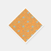 Lebhaftes Orange Tennis Pattern Serviette (Ecke)