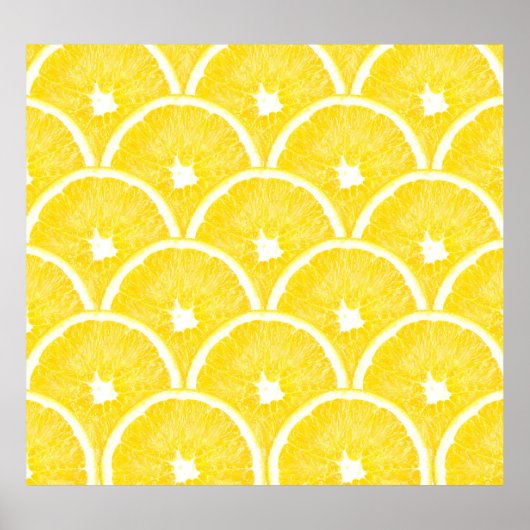 Lebhaftes Orangefarbenes Hintergrundmuster Poster (Vorne)