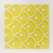 Lebhaftes Orangefarbenes Hintergrundmuster Puzzle (Horizontal)