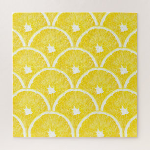 Lebhaftes Orangefarbenes Hintergrundmuster Puzzle