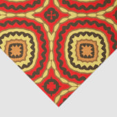 Lebhaftes orientalisches Mosaikmuster Seidenpapier (Detail)