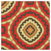 Lebhaftes orientalisches Mosaikmuster Stoff (Nahaufnahme)