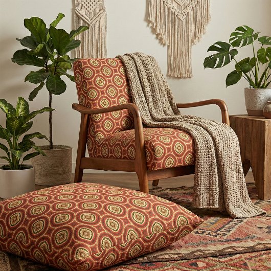 Lebhaftes orientalisches Mosaikmuster Stoff