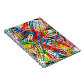 Lebhaftes Paperclip-Chaos-Notebook Notizblock (Rechte Seite)