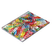 Lebhaftes Paperclip-Chaos-Notebook Notizblock (Linke Seite)