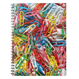 Lebhaftes Paperclip-Chaos-Notebook Notizblock