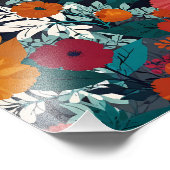 Lebhaftes Paradies Fotodruck (Ecke)