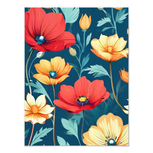 Lebhaftes Paradies Fotodruck (Vorne)