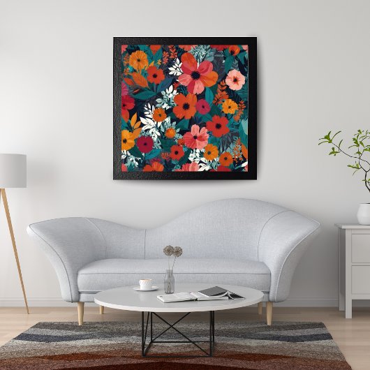 Lebhaftes Paradies Fotodruck