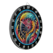 Lebhaftes Parrot Dartboard für Party Zimmer Dartscheibe (Vorderseite Links)