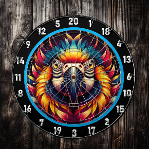 Lebhaftes Parrot-Dartboard für Spaß-Räume Dartscheibe