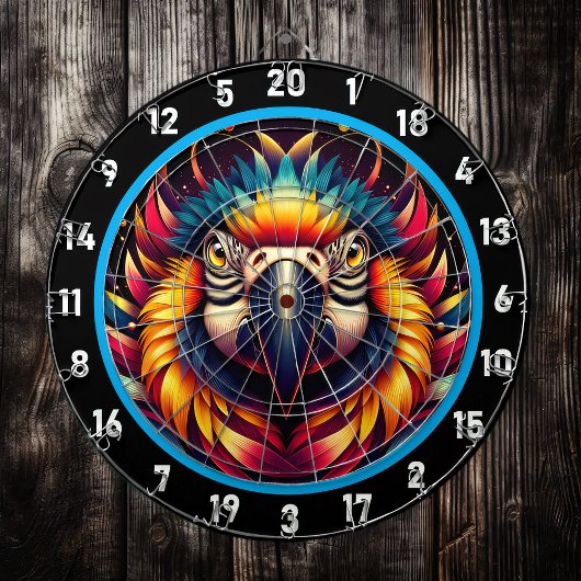 Lebhaftes Parrot-Dartboard für Spaß-Räume Dartscheibe