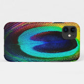 Lebhaftes Peacock Feather Case-Mate iPhone Hülle (Rückseite (Horizontal))