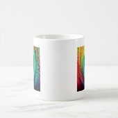 Lebhaftes Peacock Feather Kaffeetasse (Mittel)