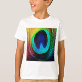 Lebhaftes Peacock Feather T-Shirt (Vorderseite)