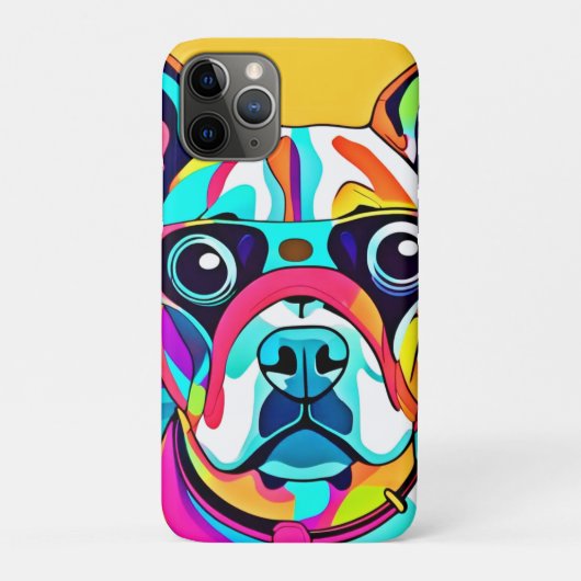 Lebhaftes Pet Glasses Design Case-Mate iPhone Hülle (Rückseite)