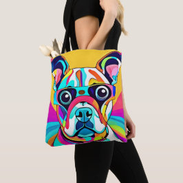 Lebhaftes Pet Glasses Design Tasche