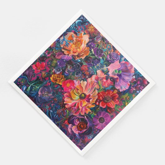 Lebhaftes Petal-Tanz Serviette (Ecke)