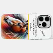 Lebhaftes Pferd - künstlerische künstlerische Arbe Case-Mate iPhone Hülle (Rückseite (Horizontal))