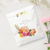 Lebhaftes Pink Poppies Blumenblut Brautparty Geschenktütchen (Versiegelt)