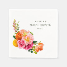 Lebhaftes Pink Poppies Blumenblut Brautparty