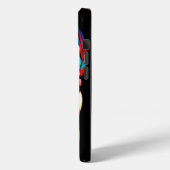 Lebhaftes Portrait mit farbenfroher Kopfbedeckung Case-Mate iPhone Hülle (Rückseite / Links)