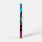 Lebhaftes Portrait mit farbenfroher Kopfbedeckung Samsung Galaxy Hülle (Rechte Seite)