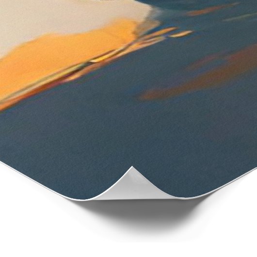 Lebhaftes Rainbow Car Poster (Ecke)