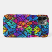 Lebhaftes Rainbow-Muster aus Glas Case-Mate iPhone Hülle (Rückseite (Horizontal))