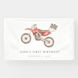 Lebhaftes Red Dirt Bike Banner