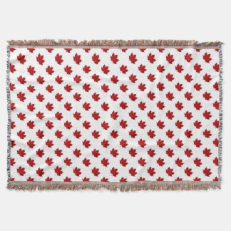 Lebhaftes Red Maple Leaf Design Decke