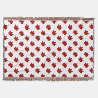Lebhaftes Red Maple Leaf Design Decke