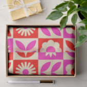 Lebhaftes Retro-Muster Seidenpapier (Geschenk)