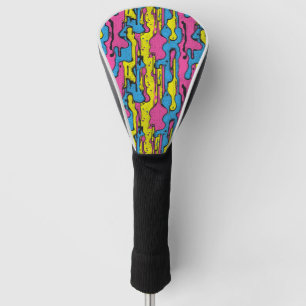 "Lebhaftes Retro Pop Art Tropfen Muster Golf Headcover