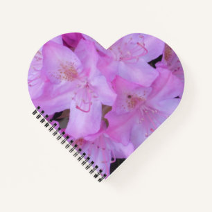 Lebhaftes rosa BlumenNotebook Notizblock